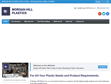 Tablet Screenshot of morganhillplastics.net